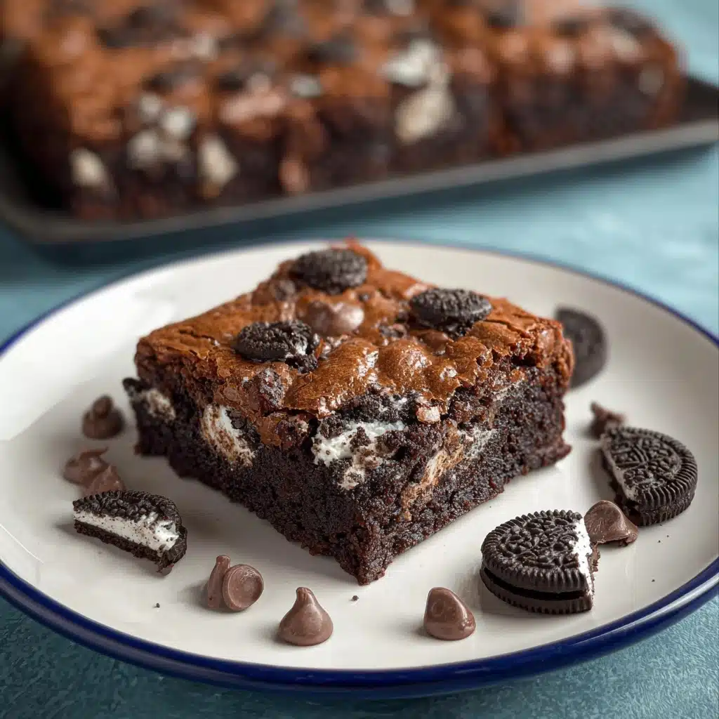 Easy Fudgy Oreo Brownie Recipe - Recipe Image