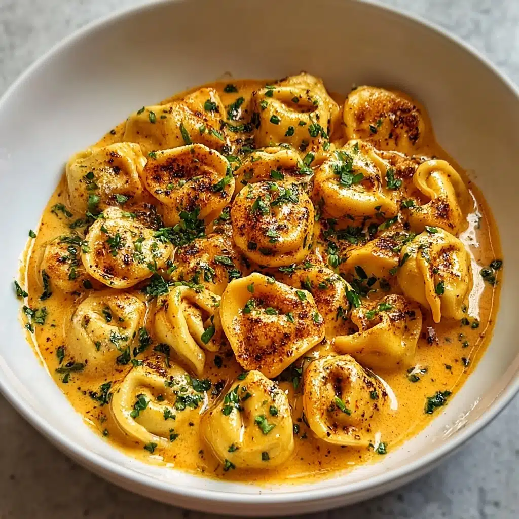 Cajun Chicken Tortellini with Garlic Sauce Recipe - Recipe Image