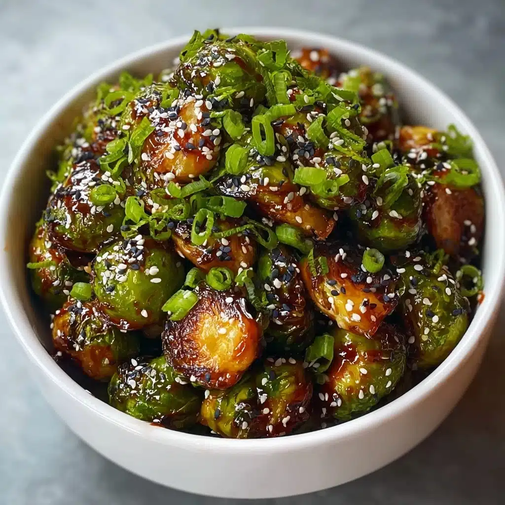 Honey Sriracha Brussels Sprouts Recipe - Recipe Image