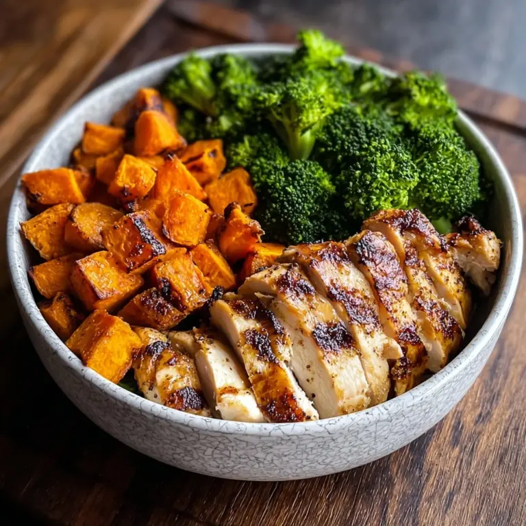 Grilled Chicken & Sweet Potato Bowl Recipe