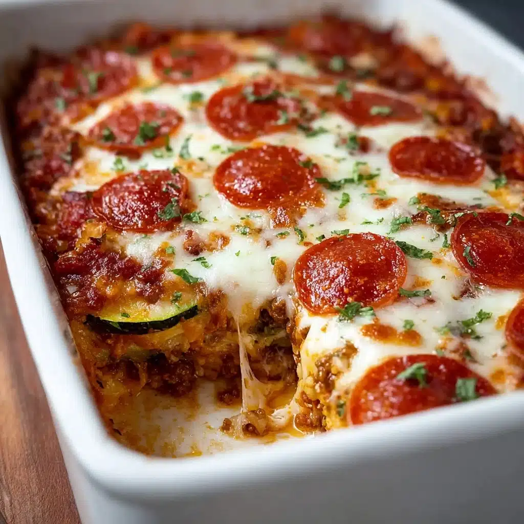 Family-Favorite Zucchini Pizza Casserole - Alrightwithme Recipe - Recipe Image