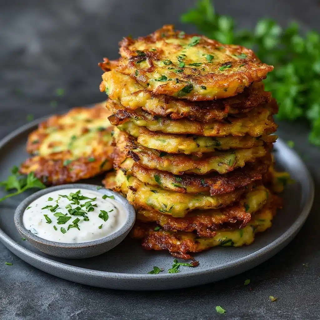 Healthy Zucchini Fritters Side Dish Recipe - Recipe Image
