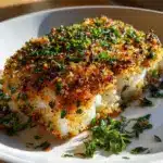 Garlic Parmesan Crusted Halibut: 15-Minute Baked Perfection Recipe
