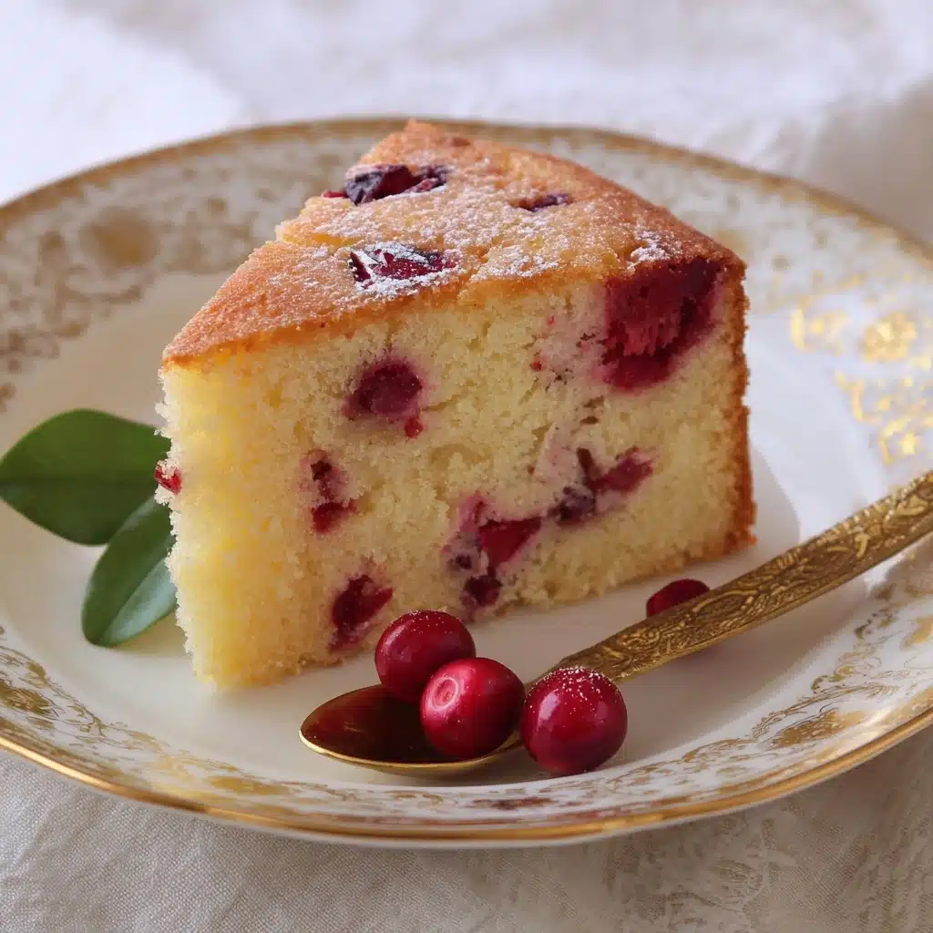 Cranberry Cake with Orange Glaze Recipe - Recipe Image