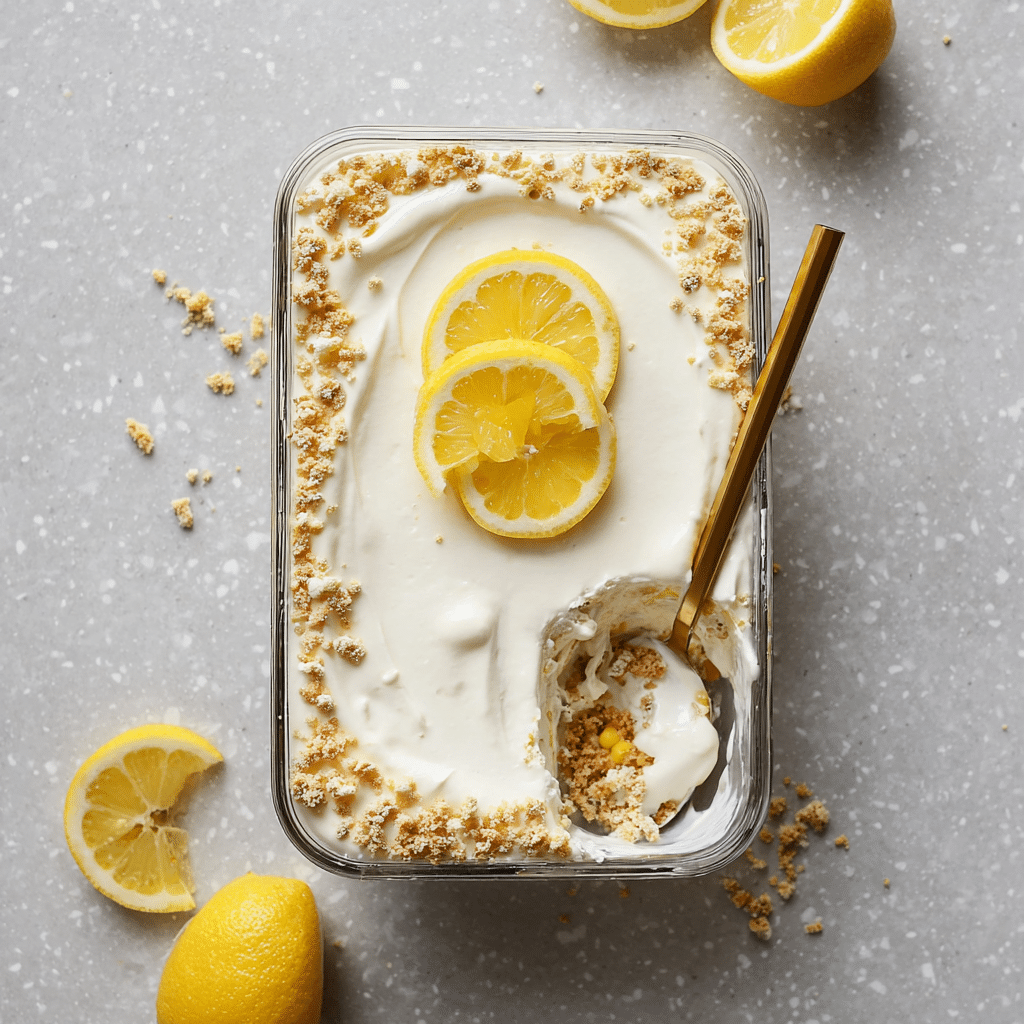 Lemon Cheesecake Overnight Oats Recipe - Recipe Image