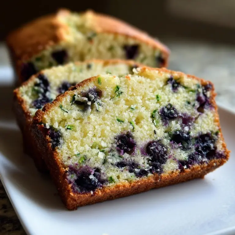 Blissful Blueberry Zucchini Bread with 1 Secret Ingredient Recipe