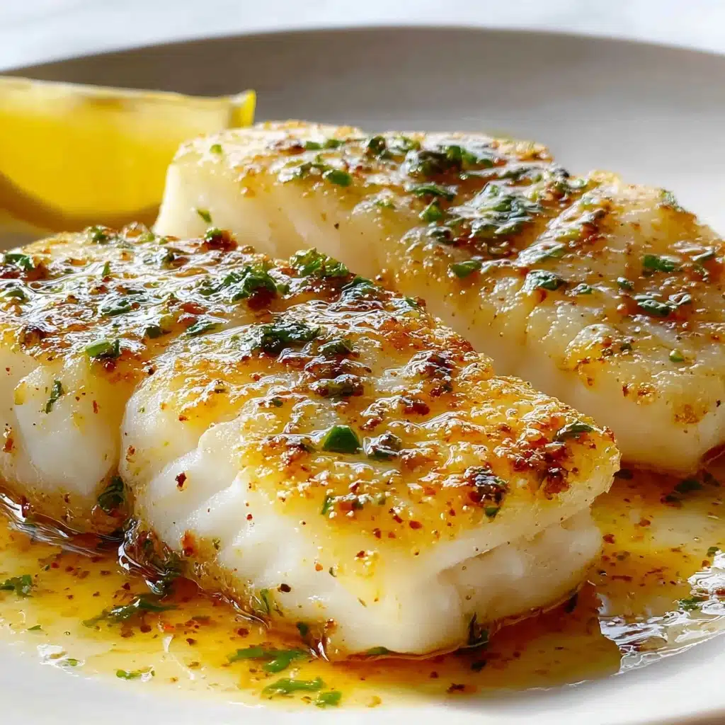 Garlic Butter Baked Cod Recipe - Recipe Image