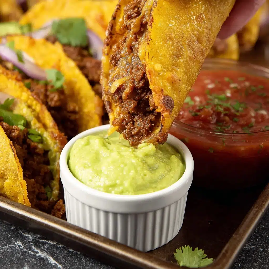 Crispy Ground Beef Tacos Recipe - Recipe Image