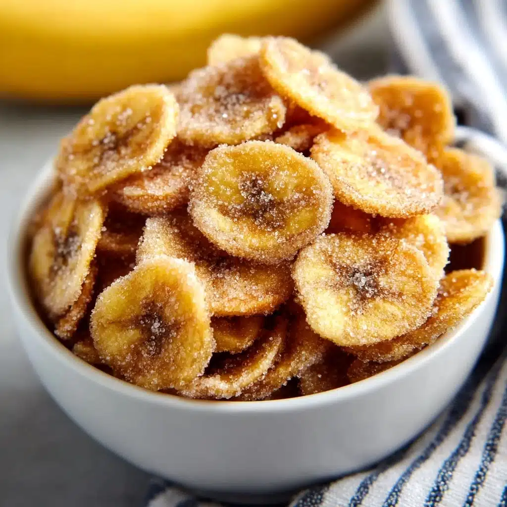Cinnamon-Sugar Air Fryer Banana Chips Recipe - Recipe Image