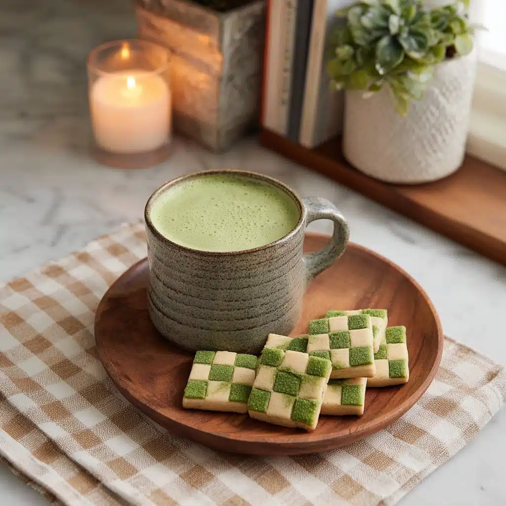 Matcha Checkerboard Cookies Recipe