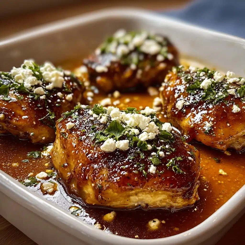 Hot Honey Feta Chicken Recipe - Recipe Image
