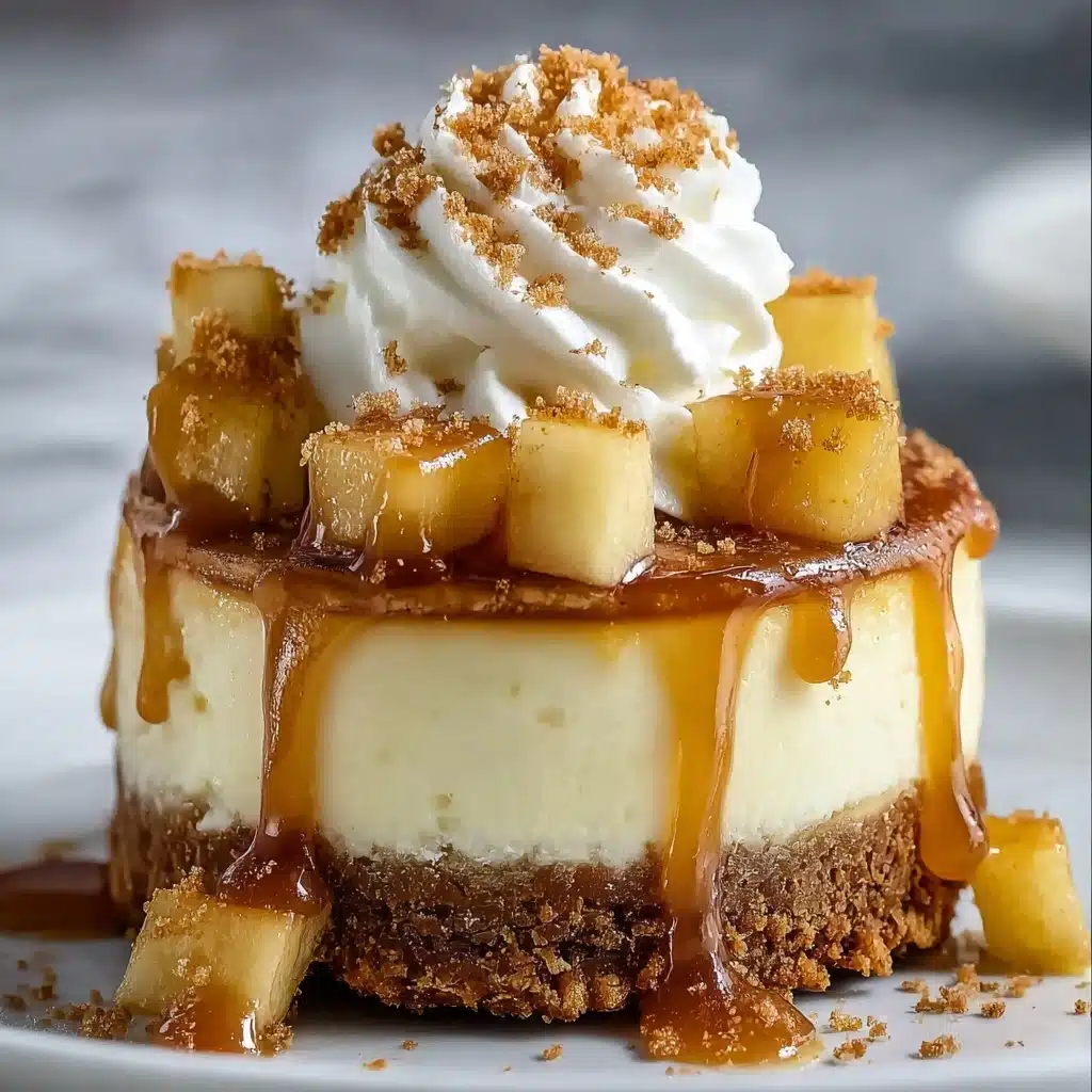 Mini Caramel Apple Cheesecake Bites – Irresistible Treats Recipe - Recipe Image