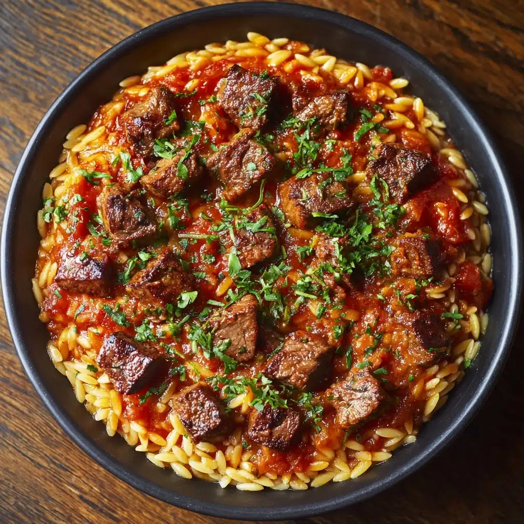 Beef Giouvetsi (Greek Beef Orzo Pasta) Recipe - Recipe Image