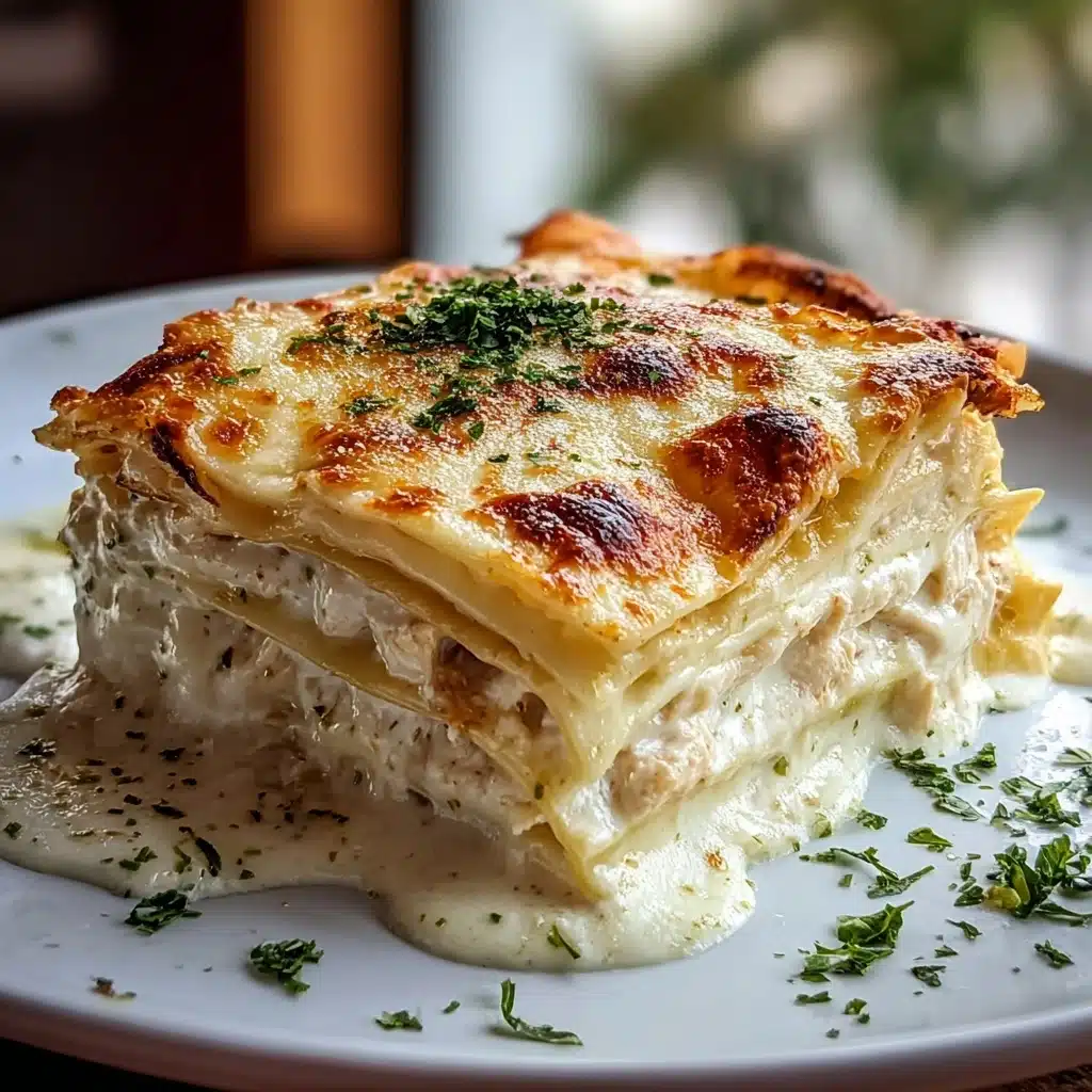 Creamy White Lasagna Delight Recipe - Recipe Image