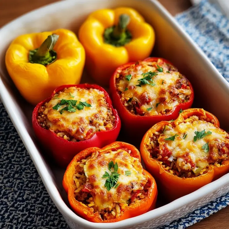 Easy Stuffed Bell Peppers Recipe
