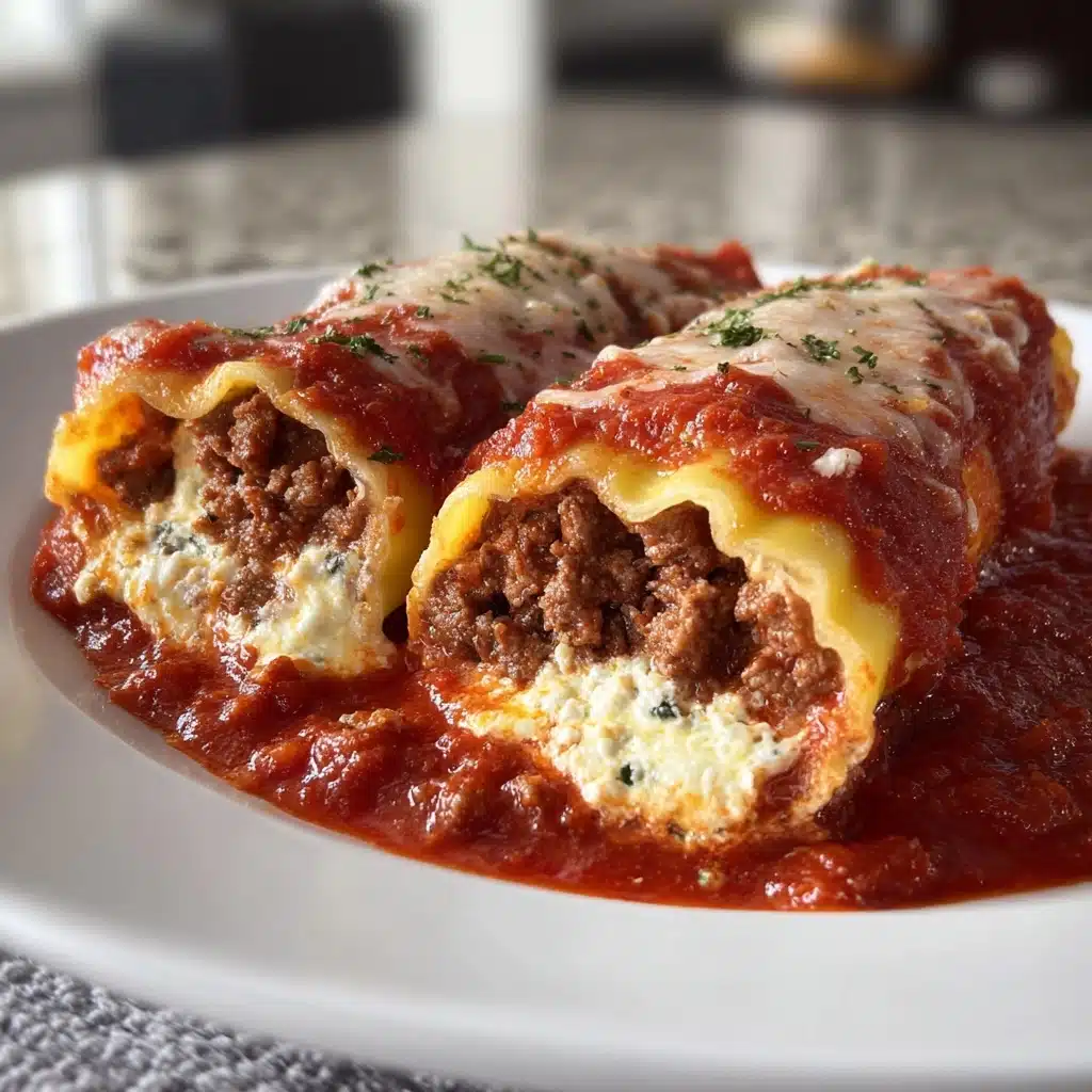 Irresistible 12-Stuffed Manicotti Meat Sauce Perfection Recipe - Recipe Image