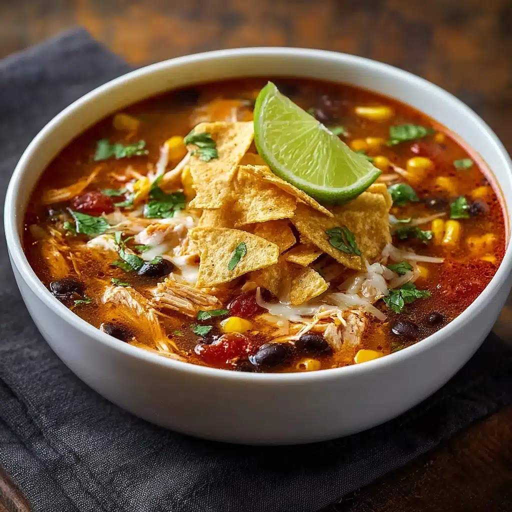 Crockpot Chicken Tortilla Soup Recipe - Recipe Image