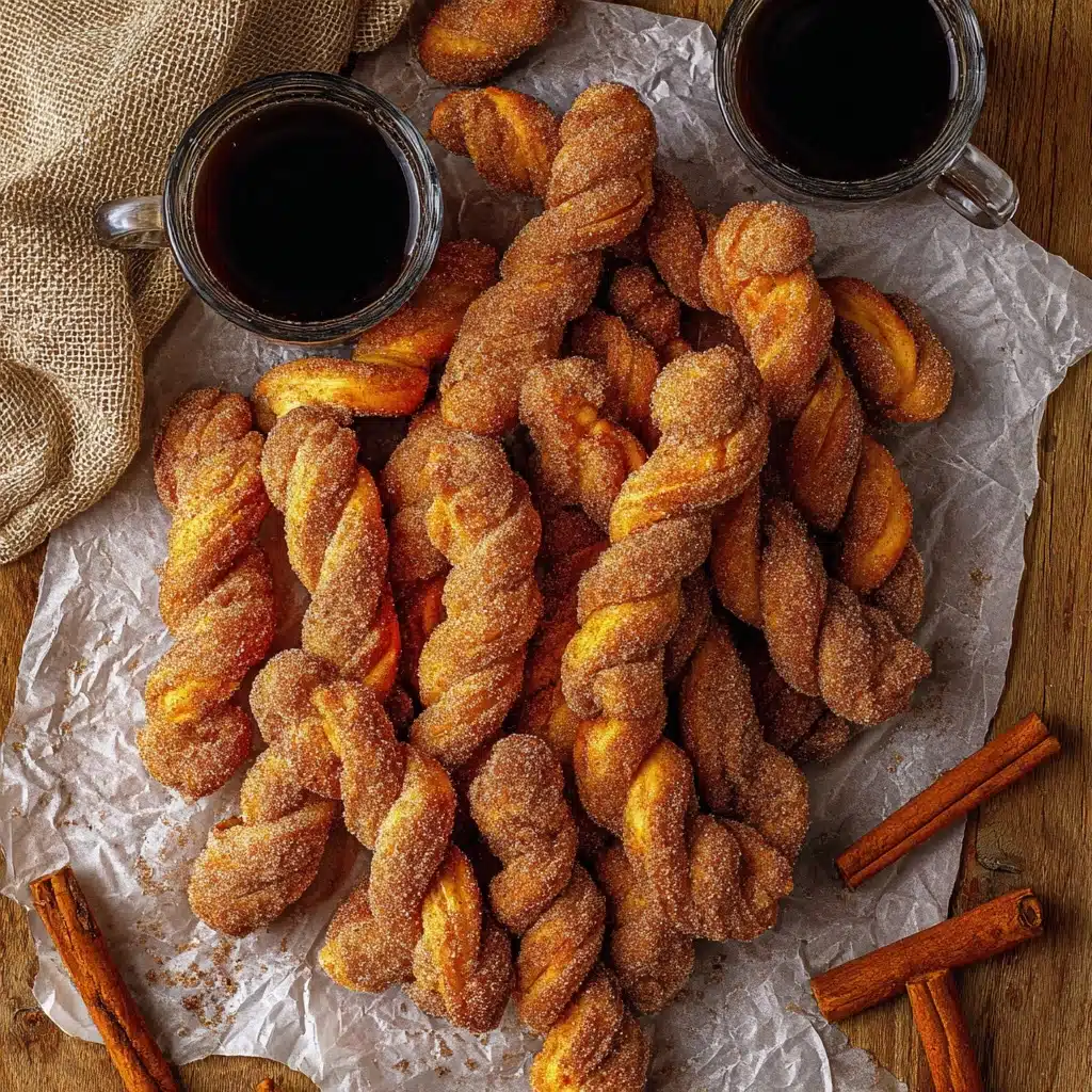 Cinnamon Sugar Twist Donuts Recipe - Recipe Image