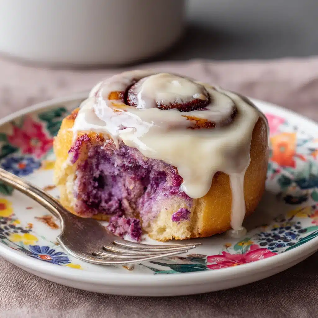Ube Cinnamon Rolls from Scratch Recipe - Recipe Image