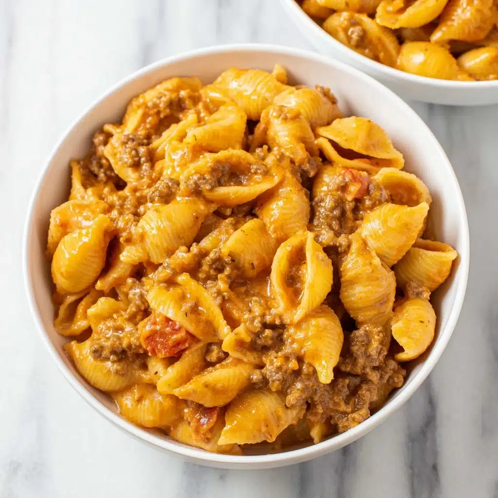 Cheesy Beef Taco Pasta Recipe - Recipe Image