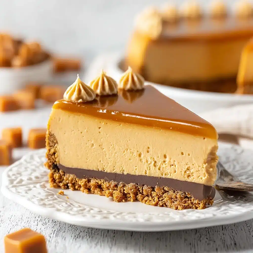 Loaded Butterscotch Cheesecake Recipe - Recipe Image