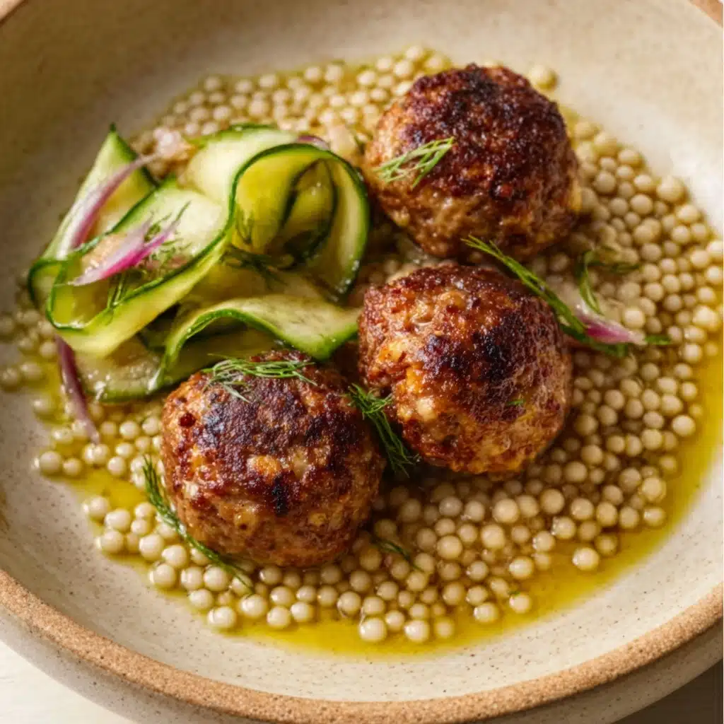 Herby Greek Chicken Meatballs Recipe