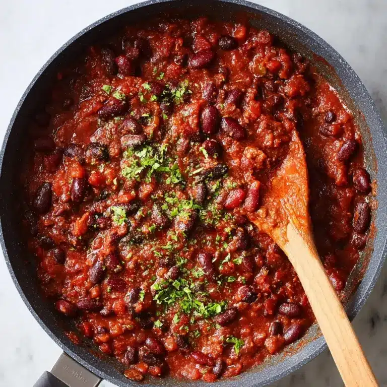 Easy Bean Chilli Recipe
