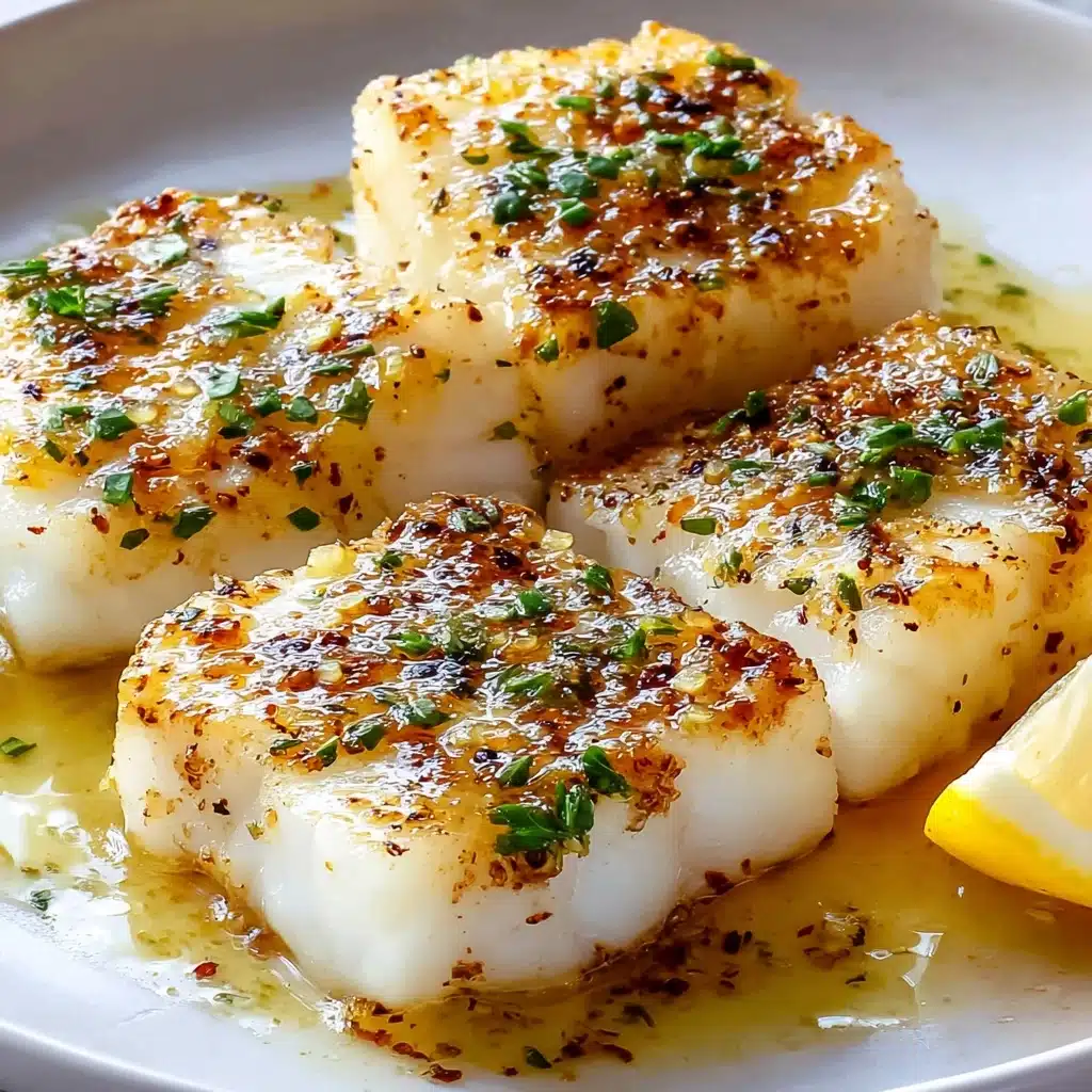 Garlic Butter Baked Cod Recipe - Recipe Image
