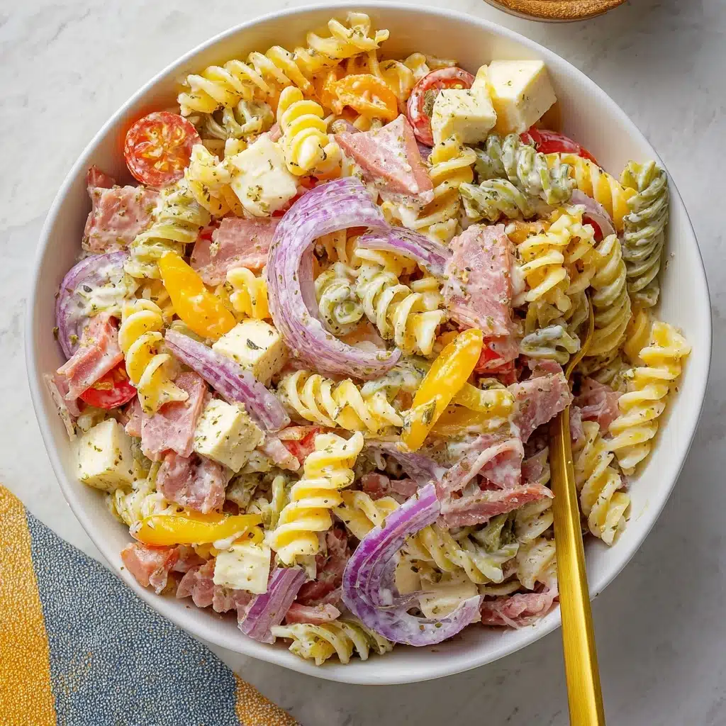 Grinder Pasta Salad Recipe - Recipe Image