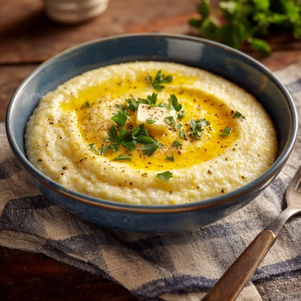 Deliciously Creamy Cheesy Grits Recipe - Recipe Image
