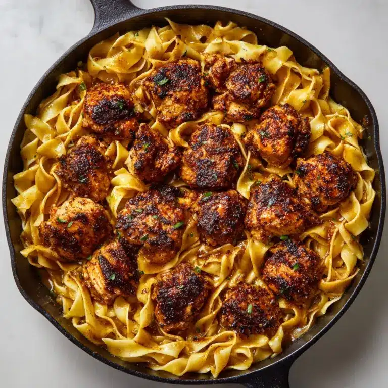 Spicy Cajun Honey Butter Chicken & Pasta Recipe