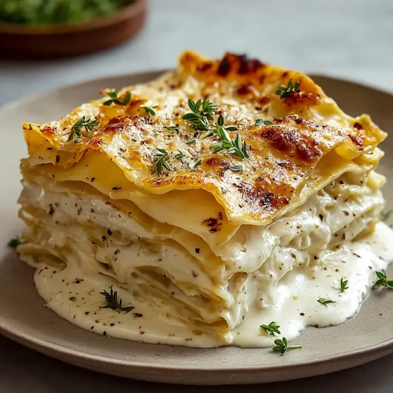 Creamy White Lasagna Delight Recipe