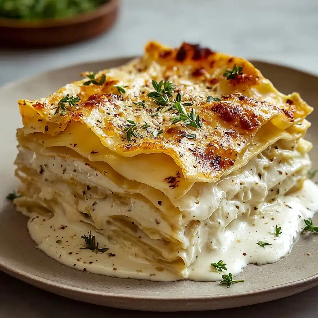 Creamy White Lasagna Delight Recipe - Recipe Image