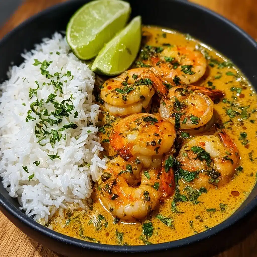 Coconut Curry Shrimp Recipe – Easy, Flavorful & Spicy Recipe - Recipe Image