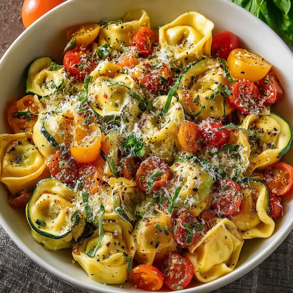 Cheese Tortellini Summer Veggies: A Delicious & Easy Recipe - Recipe Image