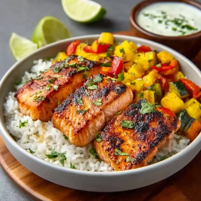 Chili Lime Salmon Bowls Recipe
