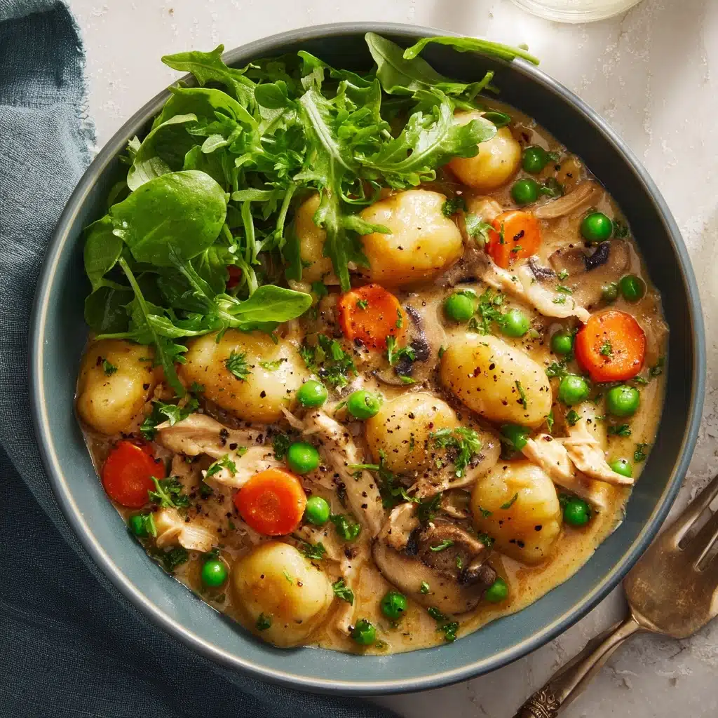 One Pot Gnocchi Chicken Pot Pie Recipe - Recipe Image