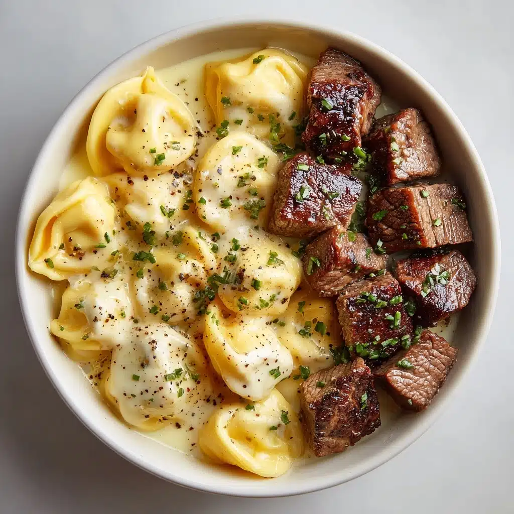 Buttery Steak Tortellini Recipe - Recipe Image
