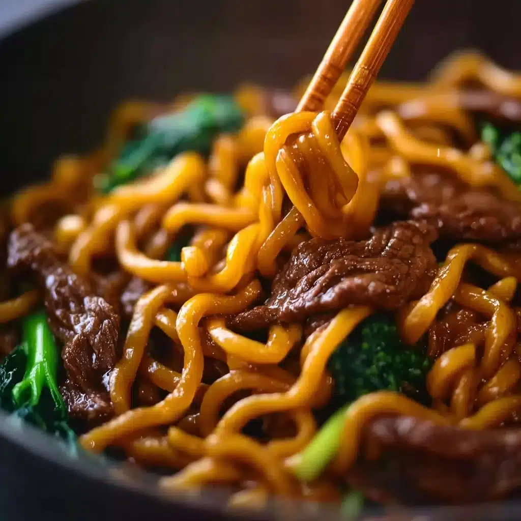 Quick and Flavorful Beef Black Pepper Udon Recipe - Recipe Image