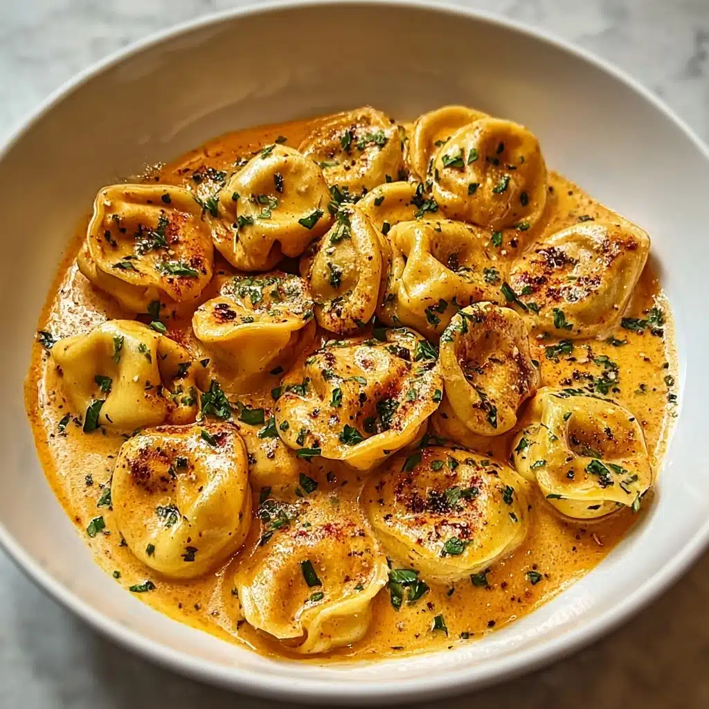 Cajun Chicken Tortellini with Garlic Sauce Recipe - Recipe Image