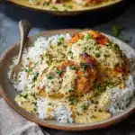 Creamy Smothered Chicken And Rice Recipe