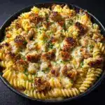 The Best Crockpot Garlic Parmesan Chicken Pasta Recipe