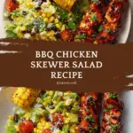 BBQ Chicken Skewer Salad Recipe