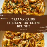 Cajun Chicken Tortellini with Garlic Sauce Recipe