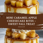 Mini Caramel Apple Cheesecake Bites – Irresistible Treats Recipe