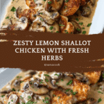 Stanley Tucci’s Lemon Shallot Chicken with Fresh Herbs Recipe