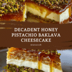 Honey Pistachio Baklava Cheesecake Recipe
