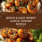 Honey Garlic Shrimp Bowls Recipe