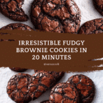 20 Minute Fudgy Chocolate Brownie Cookies Recipe