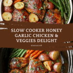 Slow Cooker Honey Garlic Chicken and Veggies Recipe
